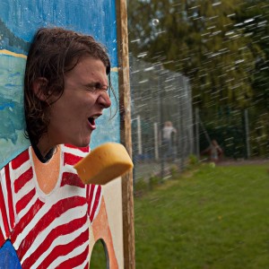 Sam at the Village Fete...!